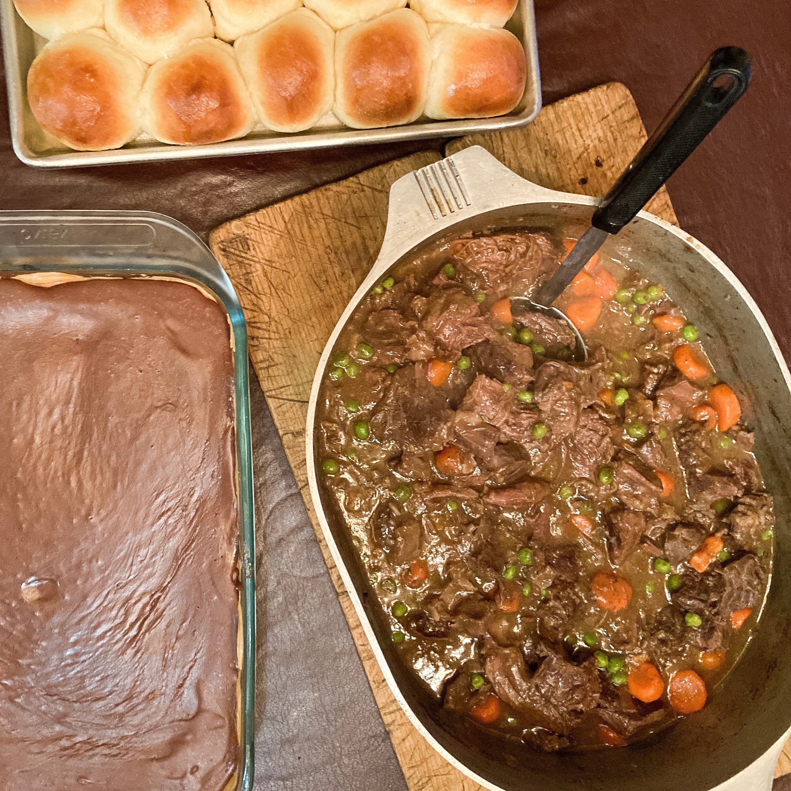 Slow Roasted Beef Stew Hat Brand Beef