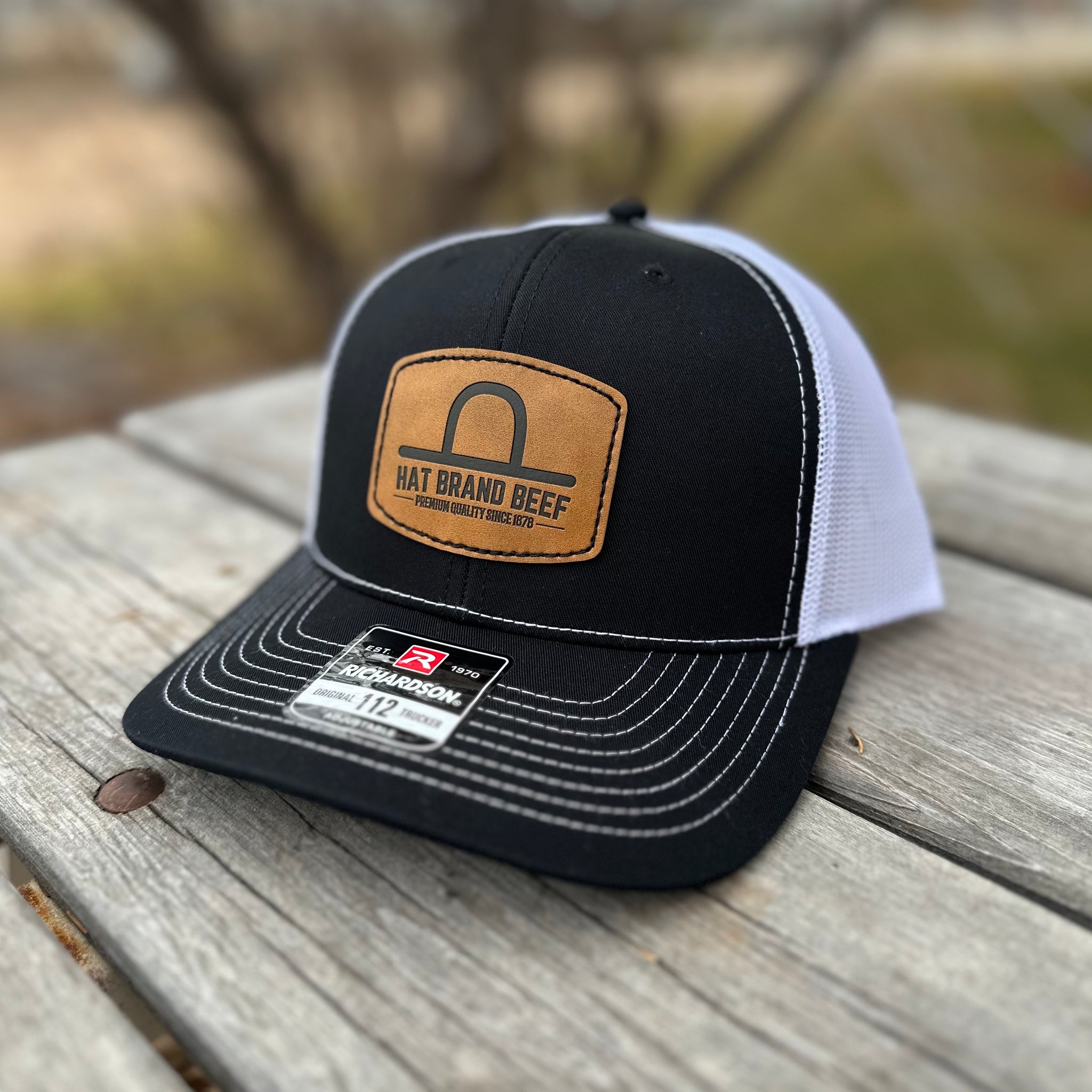 HBB Leather Patch Hat – Hat Brand Beef