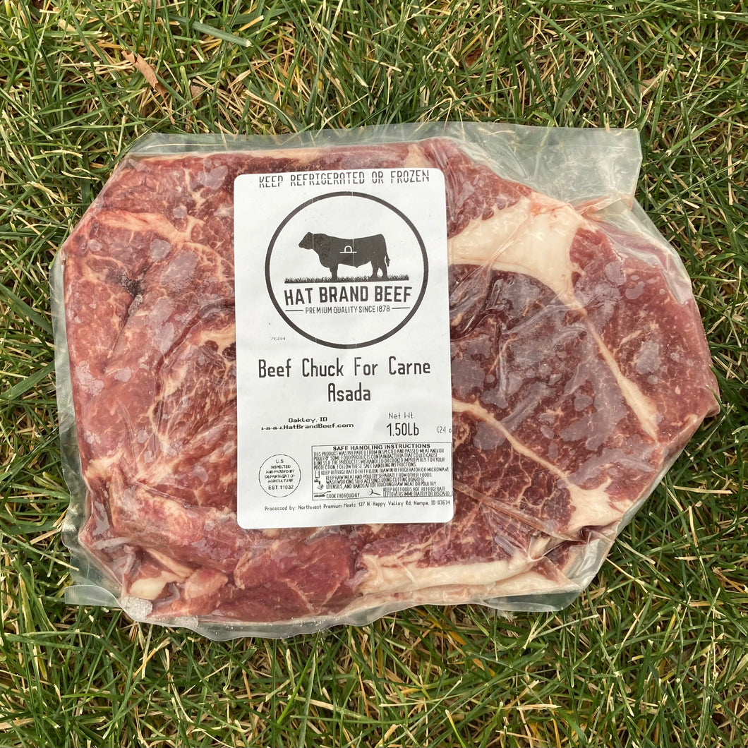 Beef Chuck for Carne Asada
